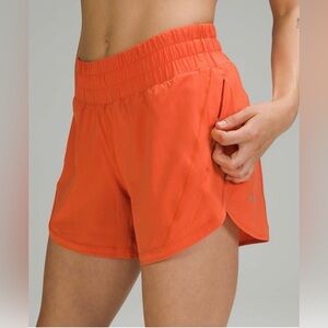 🍋Women’s Lululemon Track That Mid-Rise Short 5" Size 16 Warm Coral?? W7ATBS🍋